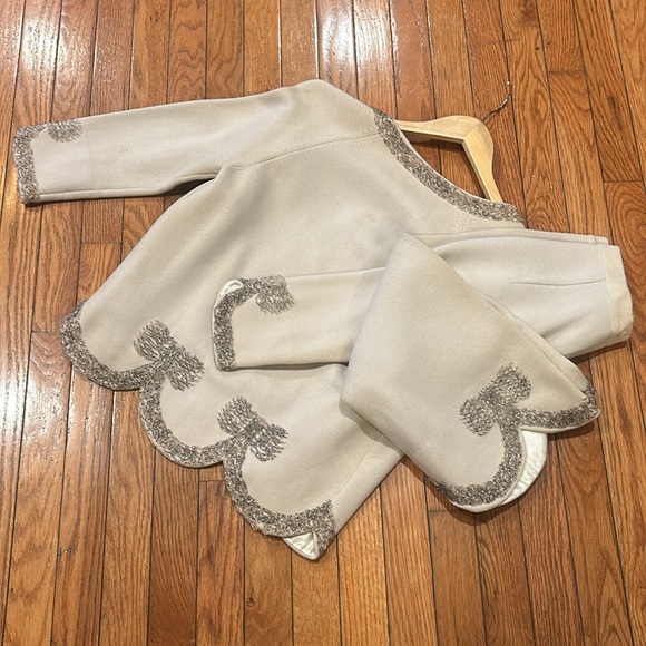 Hand Beaded Vintage Winter Wool Suit 10 Mother of the Bride! She’s a Beauty! - Picture 6 of 16